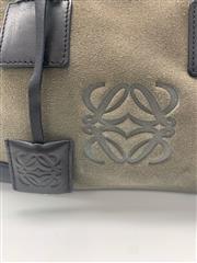 LOEWE VINTAGE SUEDE CUBO BAG